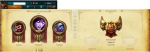 CONTA OURO II - League of Legends LOL