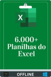 Pack com mais de 6 mil planilhas no Excel