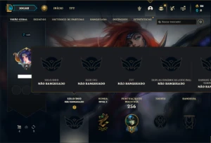 Conta Unranked com 75 Champs e 88 Skins ( MAIN SUPORTE ) - League of Legends LOL