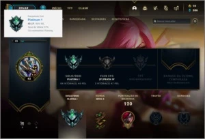 Conta platina 1 com 49 PDL, 11 skins e 42 champs - League of Legends LOL