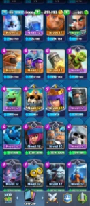 Conta Clash royale nível 45, 9 cartas nível 14