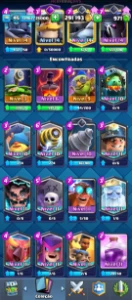 Conta Clash royale nível 45, 9 cartas nível 14