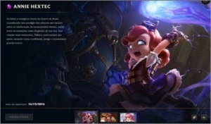 Conta lol 104 SKINS (ANNIE HEXTEC INCLUSO) 10 RUNAS OURO II - League of Legends