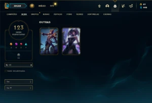 Esmeralda com 3 Raras: Corki Ovni, Kayle Juiza e Rammus Rei - League of Legends LOL
