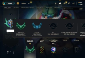 Esmeralda com 3 Raras: Corki Ovni, Kayle Juiza e Rammus Rei - League of Legends LOL
