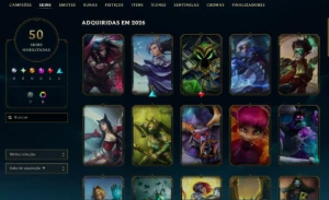[Entrega Automática] Lol Prata, 50 Skin, SkinLendária,45K Ea - League of Legends