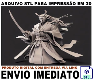 STL Para Impressão 3D - Izanagi-no-Mikoto (Lorde Izanagi)