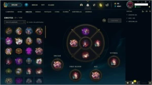Conta League of Legends - Ouro 2 - 148 campeoes e 157 skins LOL