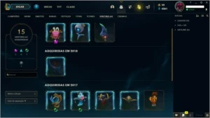 Conta League of Legends - Ouro 2 - 148 campeoes e 157 skins LOL