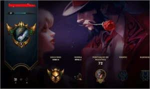 Conta gold 1 com 2 skins e poucos jogos na season - League of Legends LOL