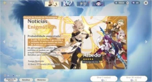 Conta Genshin Impact 13 Personagens 5S e 18 Personagens 4S