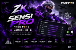 🎯Melhor Sensi Vip Para FF - Pack 20+ Sensibilidades - Free Fire