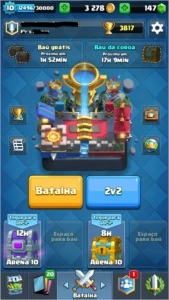 Conta 2em1 CV10 Clash of clans + Clash Royale barato