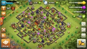 Conta 2em1 CV10 Clash of clans + Clash Royale barato