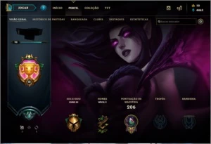 Conta de League of Legenda ouro 3, 47 pdl nivel 92 - League of Legends LOL