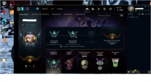 Conta lol platina 4, 303 skins, 71 emotes, 218 icones - League of Legends