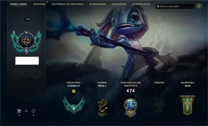 Conta Platina IV (Full champ + 139 Skins) - League of Legends LOL