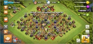 CASH OF CLANS CV 11(NÃO BEM UPADA) - Clash of Clans