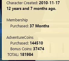 Conta de AQW 13 ANOS - Adventure Quest World