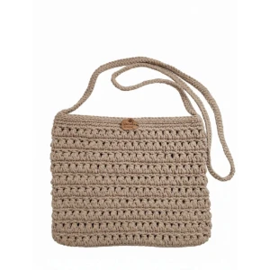 Bolsa de Crochê com Alça Transversal