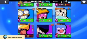 Conta de brawl stars com 1000 Troféu 🏆