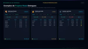 Crio Sua Planilha Excel Personalizada | Sob Encomenda - Planilhas e Dashboards