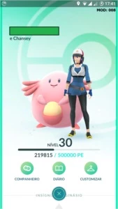 Conta Pokémon Go Lv 30 Sem Time - Intermedium 3