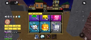Conta de blox fruits com god humano - Roblox