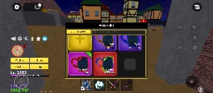 Conta de blox fruits com god humano - Roblox