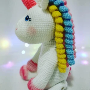 Unicórnio Amigurumi - Artesanato e Personalizados