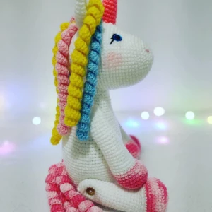 Unicórnio Amigurumi - Artesanato e Personalizados