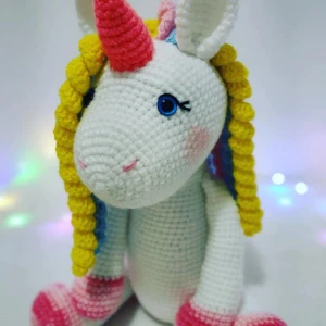 Unicórnio Amigurumi - Artesanato e Personalizados