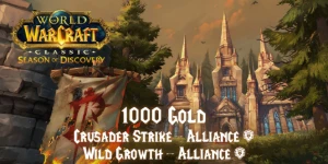 WoW Classic SoD - 1000g - CrusaderStrike WildGrowth Aliança - Blizzard