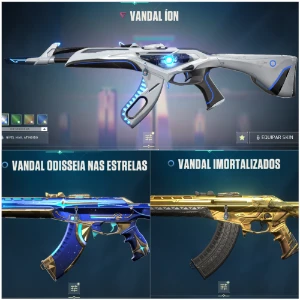 27 Skins ⭐Ion Vandal ⭐ 2 Facas ⭐ Full Acesso ⭐ - Valorant