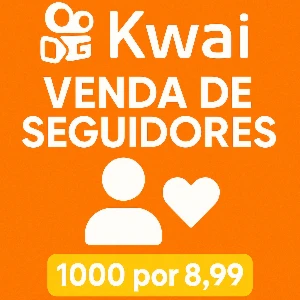 Kwai Seguidores 1000 Por 8,99 - Redes Sociais
