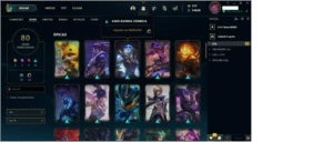 Conta league of legends lv 450 plat IV LOL