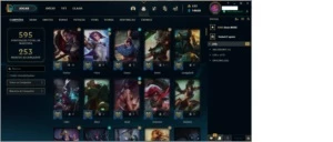 Conta league of legends lv 450 plat IV LOL