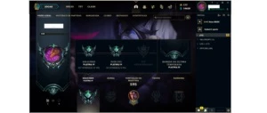 Conta league of legends lv 450 plat IV LOL