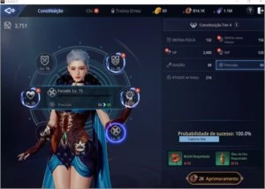 Conta MIR4 farm com 1kk de DarkSteel, sem wemix, 2 a 4f