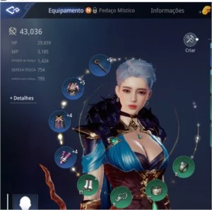Conta MIR4 farm com 1kk de DarkSteel, sem wemix, 2 a 4f