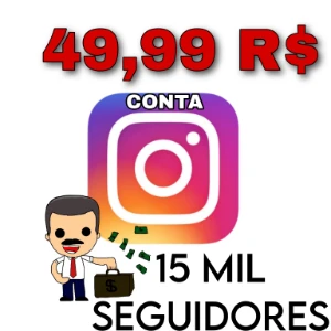 Contas Instagram 15K De Seguidores 💰✅ - Redes Sociais