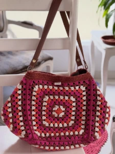 Maxi bag crochê - Artesanato e Personalizados