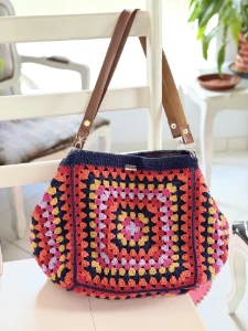 Maxi bag crochê - Artesanato e Personalizados