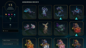Conta lol Unranked, Nivel 331, 257 skins - League of Legends