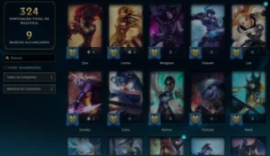Conta lol Unranked, Nivel 331, 257 skins - League of Legends