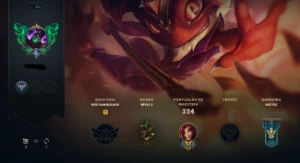 Conta lol Unranked, Nivel 331, 257 skins - League of Legends