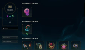 Conta lol Unranked, Nivel 331, 257 skins - League of Legends