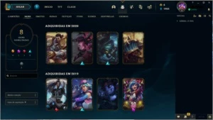 CONTA LEVEL 35 UNRANKED - Caitlyn Pulsefire e mais! - League of Legends LOL