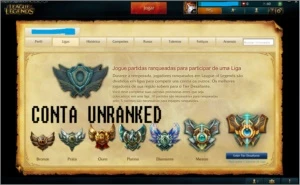 Conta unranked super promoçao. - League of Legends LOL