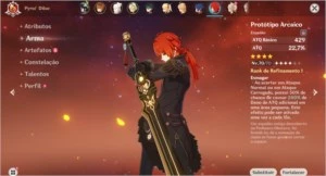 CONTA AR 51 COM XIAO + CHILDE + DILUC + VENTI + ARCOS 5* - Genshin Impact